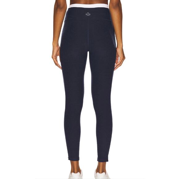 Beyond Yoga Spacedye Trophy High Waisted Midi Legging Navy/White Sz S/P *EUC - Picture 5 of 11